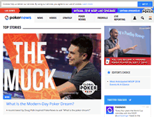 Tablet Screenshot of in.pokernews.com