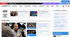 Desktop Screenshot of fr.pokernews.com