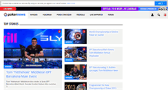 Desktop Screenshot of dk.pokernews.com