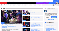 Desktop Screenshot of es.pokernews.com